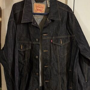 Levi's Men's Dark Blue Denim Jacket